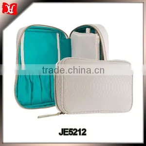New Design High Quality Snake Skin Plain Makeup Brush Bag Quality Choice thumbnail-1