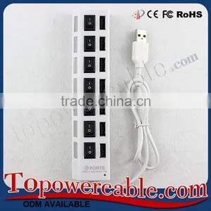 Factory Directly Sell Best Fast Charging 7 Port Usb Hub Power Switch thumbnail-2