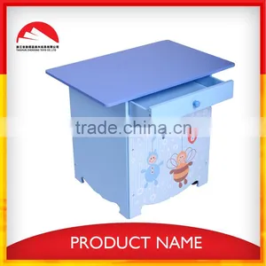 Blue Wooden Kids Separable Study Table With Drawer thumbnail-2
