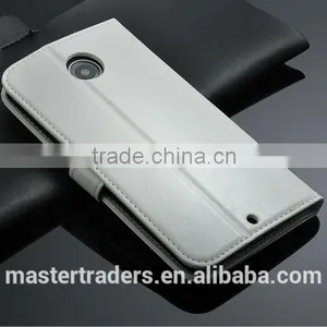 Original Fashion 64 Grain Stand Holder Wallet Flip PU Leather Case For Motorola Google 6 MT-3101 thumbnail-2