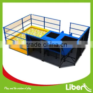 2016 Newly Indoor Trampoline With Ball Pool Kids Big Trampoline Park thumbnail-2