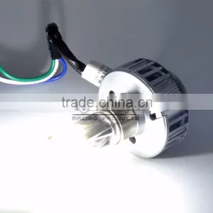 BJ-HL-001 2500LM 18W 7-36V High/Low Beam Bright Xenon Motorcycle LED Headlights thumbnail-6