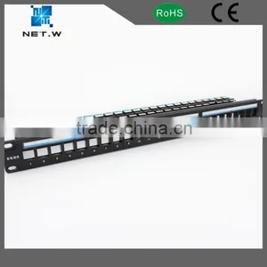 Loaded 24Port Cat6 Rj45 Module Patch Panel thumbnail-3