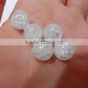 Small Craked Crystal Quartz Ball thumbnail-1