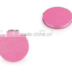 Hot Sale PU Double Round Mirror Cosmetics thumbnail-1