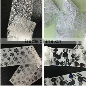 16Styles White Lace Glitter Nail Foil Sticker Wholesale thumbnail-1