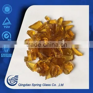 Yellow Glass Rocks for Landscaping thumbnail-1