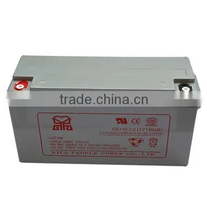 High Quality GEL12v150ah Deep Cycle VRLA Rechargeable Battery for Solar/wind Power thumbnail-1