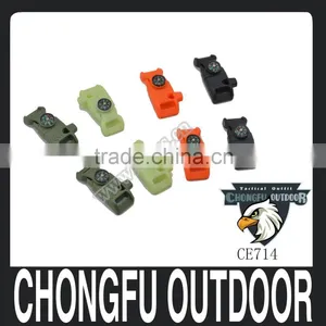 2015 New Arrived Compass Plastic Fire Starter Buckle for OEM Paracord Bracelet Quality Choice thumbnail-1