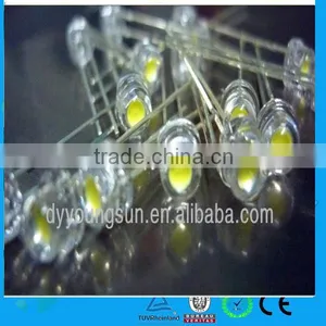 Cheap Water Proof Bright Water Clear Straw Hat 1.5v 3mm Led Diode thumbnail-1