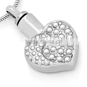 Wholesale Cremation Jewelry Heart in Stainless Steel Cremation Urns Dongguan Factory High Quality thumbnail-1