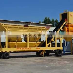 Portable Concrete Batching Plant on Sale of 25m3 35m3 50m3 60m3 75m3 thumbnail-2