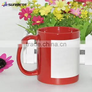 Sunmeta India Hot Selling 11oz Sublimation Patch Mug Cup SKB07 Quality Choice thumbnail-3