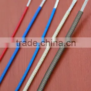 3mm 304 PVC Coated Stainless Steel Wire Rope / Steel Cable thumbnail-1