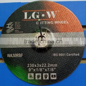 H537 China Factory Price 230*6*22mm Black/red Depressed Center Grinding Wheel for Metal/inox/stainless Steel thumbnail-2