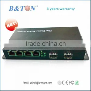 1000Mbps 4 RJ45 and 2 SFP Fiber Switch thumbnail-1