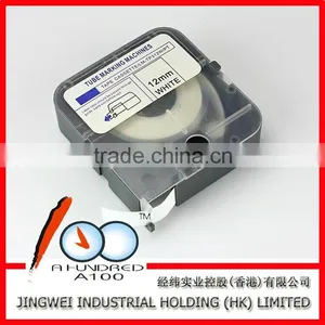 MAX Label Tape Cassette LM-TP312W(White. 12mm*8m) For MAX Tube Marking Machine LM-370A LM-370E LM-380A LM-380E LM-390A thumbnail-1
