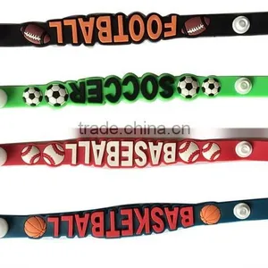 Sport Game Custom Make Silicon Bracelet in High Quality thumbnail-1