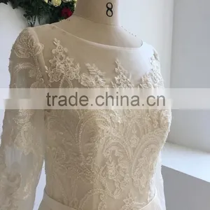 High-quality Islamic Wedding Dress thumbnail-3