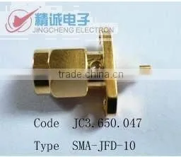 SMA Adaptor With Flange Mount,micro-strip thumbnail-1