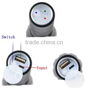 Powerful LED Light Camping Usage USB Rechargeable Flashlight thumbnail-6