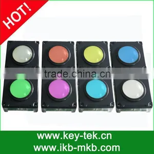 IP65 Static Rated 38mm Mechanical Trackball Mouse With Touch Changeable Chameleon Backlight thumbnail-1