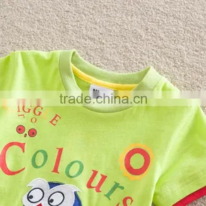 (TK1080) Green 2-6Y Neat Boy Summer Sets Wholesale Casual Sweat Suits for Little Boys thumbnail-2