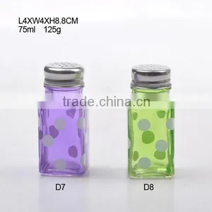 Cheap Crazy Selling 70ml Glass Salt and Pepper Spice Jar Shaker thumbnail-1