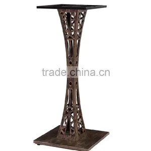 Industrial Style Round Cast Iron Metal Dining Table Base Leg With Many Colour thumbnail-2