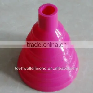 Amazon Hot Selling Multi Functional Silicone Foldable Funnel thumbnail-3