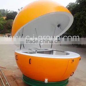 Fruit Kiosk Food Carts for Sale, Fiberglass Kiosk Made in China Mobile Kiosk thumbnail-2