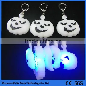 Promotional Giveaways Funny Silicone Led Glow in the Dark Keychain thumbnail-6