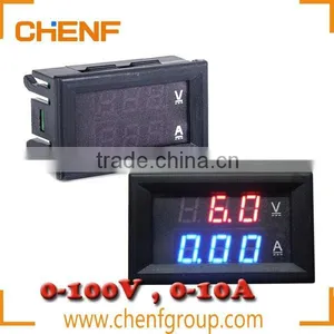 Cheaper High Quality Dual LED Digital Voltmeter Ammeter Amp Volt Meter + Current Shunt DC 100V 10A thumbnail-1