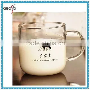 Fancy Drinking Glass Mug With Animals Pattern thumbnail-1