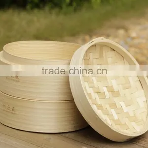 China Natural Bamboo Steamer Steamer Dumplings thumbnail-1