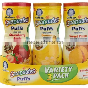 Gerber Graduates Puffs - Variety Pack - 1.48 oz - 3 pk thumbnail-1