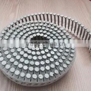 Polish/galvanized/painting 15 Degree Plastic Sheet Coil Nails thumbnail-4