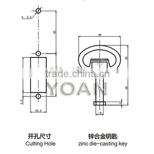 the Safe Rod Control Lock of Key Lock Safe thumbnail-2