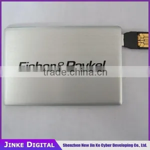 2GB Cheap Business Card USB Flash Drive With Free Logo thumbnail-1