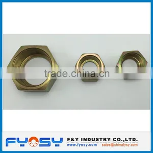 Straight DIN Swivel Nut Hydraulic Fitting Retaining Nut Hex Nut thumbnail-3