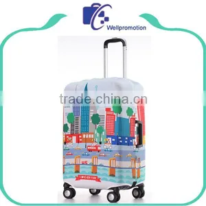 Wholesale Colorful Printing Elastic Spandex Travel Luggage Cover thumbnail-1