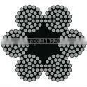 6x37+FC Galvanized and Ungalvanized Steel Wire Rope thumbnail-1