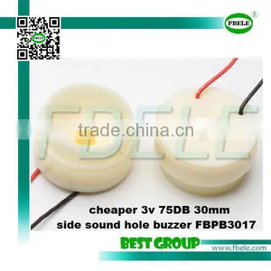 Cheaper 3v 75DB 30mm Side Sound Hole Buzzer FBPB3017 thumbnail-1
