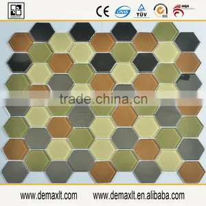 Glass Hexagon Mosaic Tile 2016 thumbnail-1