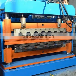 JCX Double Deck Glazed Corrugated and Ibr Roll Forming Machine thumbnail-2
