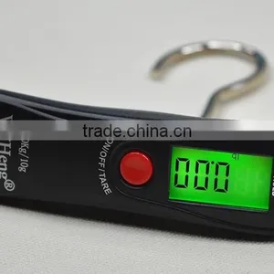 New 50kg/10g LCD Digital Fish Hanging Luggage Weight Scales thumbnail-2