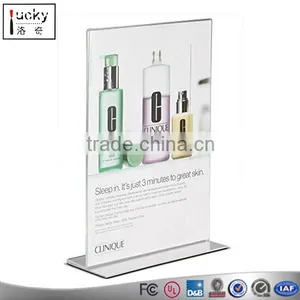 Table Card Display/Plastic Upright Menu Ad Frame/Acrylic Sign Holder thumbnail-2