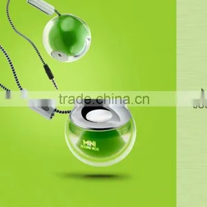 Mini Crystal Plastic Colorful Bluetooth Speaker With Strip thumbnail-1