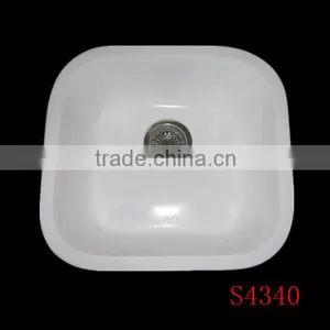 Single Bowl Single Tray Solid Surface Kitchen Sinks,aritifical Stone Single Bowl Kitchen Sink thumbnail-1