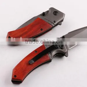 OEM 440 Stainless Steel Camping Knife With Titanium Coated Surface thumbnail-3